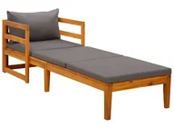 Leżaki ogrodowe - Elior Leżanka ogrodowa z drewna akacjowego P6-T59 - miniaturka - grafika 1