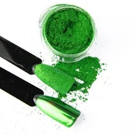 Ozdoby do paznokci - Glass Green Efekt lśniący pyłek do paznokci Nr 9 - miniaturka - grafika 1