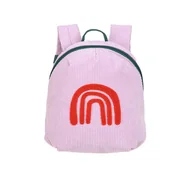 Torebki damskie - Lassig Plecak mini sztruks Little Gang Rainbow lilac - miniaturka - grafika 1