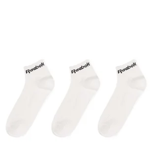 Zestaw 3 par niskich skarpet unisex Reebok ACT CORE ANKLE SOCK GH8167 Biały - Skarpetki damskie - miniaturka - grafika 1