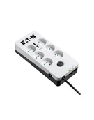 Listwy zasilające - Listwa przeciwprzepięciowa EATON PB6TUF (6 x UTE; 10 A; kolor biały) - miniaturka - grafika 1