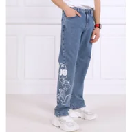 Spodnie męskie - Karl Lagerfeld Jeansy KARL LAGERFELD X LOONEY TUNES | Regular Fit - miniaturka - grafika 1