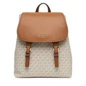Plecaki - MICHAEL Michael Kors Plecak Quinn 30T5GQNB2B Beżowy - miniaturka - grafika 1