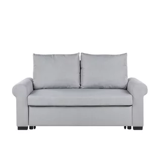 Sofa Rozkładana Jasnoszara Silda - Sofy i kanapy - miniaturka - grafika 1
