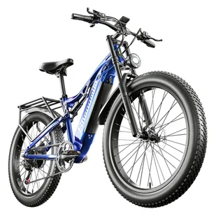 Shengmilo MX03 2023 Electric Bike 26*3.0in Tire 500W Bafang Motor 25km/h Max Speed 48V 15Ah Battery 180kg Load - Rowery elektryczne - miniaturka - grafika 5
