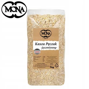 Kasza Jęczmienna Pęczak Mona 1Kg Polska, Atest - Kasza - miniaturka - grafika 1