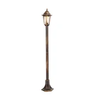 Lampy ogrodowe - QAZQA Klasyczna latarnia w kolorze antycznego złota - New Haven - miniaturka - grafika 1