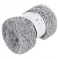 Koce - Koc 200 x 220 Włochacz Futrzany Yeti Szary - miniaturka - grafika 1