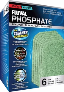 Fluval Wkład redukujący fosforany 307/407 Phosphate Remover, 6szt./op. - Filtry akwariowe i akcesoria - miniaturka - grafika 1