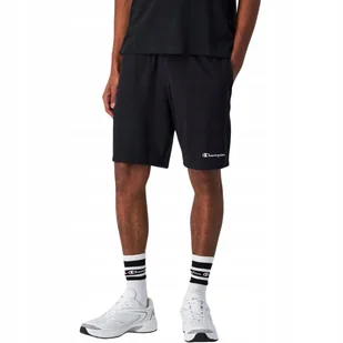 Spodenki męskie Champion Bermuda czarne 220931 KK001 M - Spodenki męskie - miniaturka - grafika 1