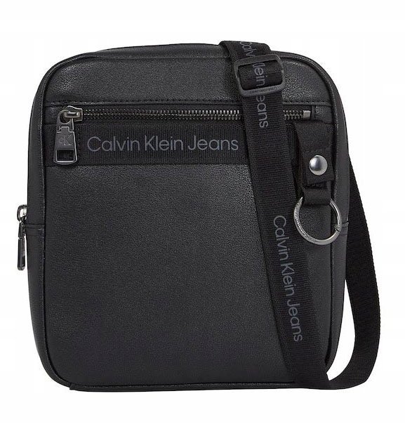 CALVIN KLEIN TORBA LISTONOSZKA EXPLORER REPORTER18 PU CZARNA