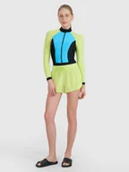 Spodenki damskie - 4F Spodenki plażowe damskie - zielone L - miniaturka - grafika 1