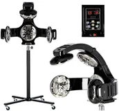 Sauny do włosów - Infrazon fryzjerski klimazon Tesos black do przyspieszania wzmacniania zabiegów pielęgnacyjnych włosów oraz do odbudowy koloryzacji ondulacji do salonu - miniaturka - grafika 1