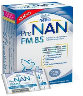 Mleko dla niemowląt Nestle Pre Nan FM 85 Breast Milk 70 g (7613287157386) - Mleko modyfikowane - miniaturka - grafika 1