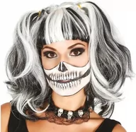 Dodatki do strojów karnawałowych - Peruka Czarno-Białe Kucyki - miniaturka - grafika 1