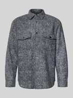 Kurtki męskie - Kurtka koszulowa z listwą guzikową - miniaturka - grafika 1