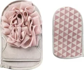 Inne akcesoria do pielęgnacji dzieci - eCarla Szczotka gąbka do mycia na mokro i sucho Dwustronna GB02R - miniaturka - grafika 1