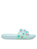 Buty dla dziewczynek - Nelli Blu Klapki SS23-69536 Zielony - miniaturka - grafika 1