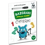 Książki edukacyjne - Bazgraki piszą po śladzie. Cyferki - miniaturka - grafika 1