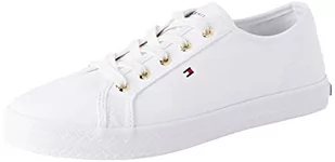 Tommy Hilfiger trampki damskie wulkanizowane Essential Morskie Buty, biały, 40 EU - Trampki damskie - miniaturka - grafika 1