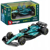 Samochody i pojazdy dla dzieci - BOLID F1 Aston Martin AMR23 2023 Fernando Alonso 1:43 BBURAGO 18-38090 - miniaturka - grafika 1