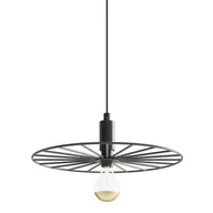 Lampy sufitowe - Czarna industrialna lampa wisząca ze stali 30 cm - 4X A194 B3-Z58 - miniaturka - grafika 1