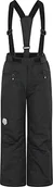 Spodnie narciarskie - Color Kids Dziecięce spodnie narciarskie W.Pockets-Recycled Snow Pants, czarny, 128 - miniaturka - grafika 1