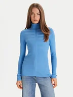 Swetry damskie - Morgan Golf 132-MENTOS.M Niebieski Slim Fit - miniaturka - grafika 1