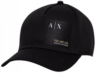 Armani Exchange Oryginalna Czapka Męska - Czapki i chusty sportowe męskie - miniaturka - grafika 1