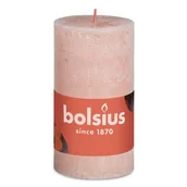 Świece - Bolsius Rustik świeca filarowa mglisty róż 100/50mm - miniaturka - grafika 1