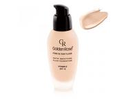 Podkłady do twarzy - Golden Rose SATIN SMOOTHING FLUID FOUNDATION PODKŁAD Z DOZOWNIKIEM 27 - miniaturka - grafika 1