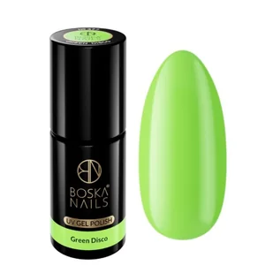 BOSKA NAILS Lakier hybrydowy Green Disco 477 - 6ml - Lakiery hybrydowe - miniaturka - grafika 1