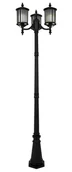 Lampy ogrodowe - Czarna wysoka latarnia ogrodowa - 2X A444 S4-L53 - miniaturka - grafika 1