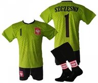 Piłka nożna - SZCZĘSNY komplet sportowy strój piłkarski POLSKA dla dzieci - miniaturka - grafika 1