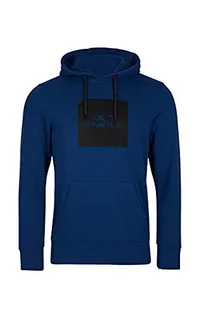 Bluzy męskie - Hoody O'Neill O'Neill Męska bluza z kapturem Cube z kapturem bluza rekreacyjna i sportowa koszulka niebieski Darkwater Blue Option B XS 1P1435 - grafika 1