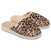 Kapcie damskie - Pantofle damskie Meteor (Natural Style) NS-070 beżowe 39 - miniaturka - grafika 1