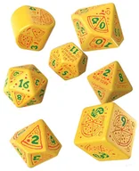 Akcesoria do gier planszowych - Pizza Dice Set Margherita, kości żółte Q-Workshop - gra - miniaturka - grafika 1
