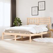 Łóżka - Lumarko Rama łóżka, lite drewno sosnowe, 120x200 cm - miniaturka - grafika 1