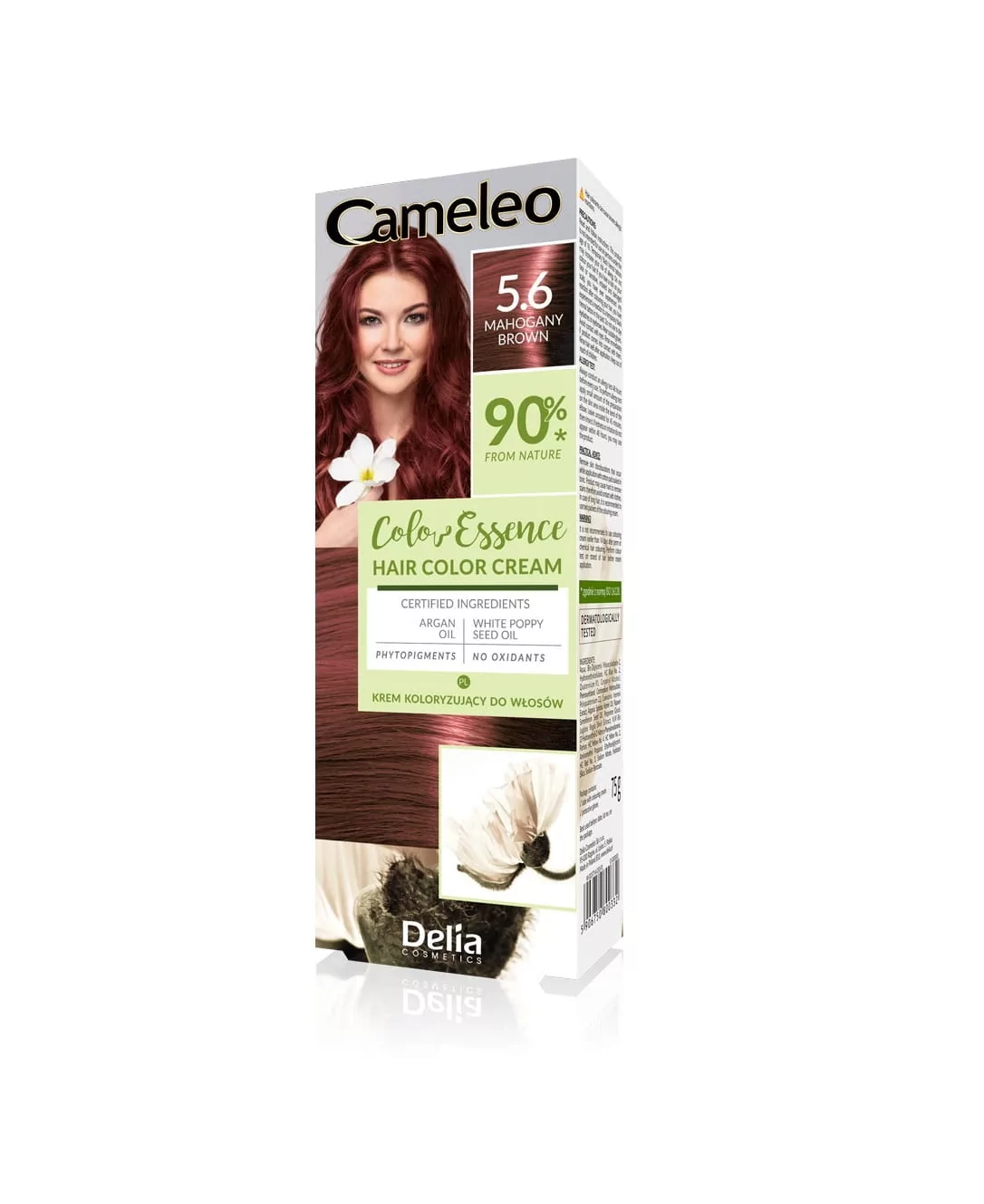 Delia Cameleo Krem koloryzujący do włosów 5.6 Mahogany Brown 75 g