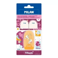 Przybory szkolne - Temperówko - gumka Capsule Roller + 2 gumki MILAN - miniaturka - grafika 1