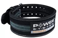 Pasy kulturystyczne - Pas fitness Power System  Opasek Powerlifting Šedý M - miniaturka - grafika 1