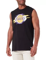 Koszulki męskie - New Era Los Angeles Lakers T-Shirt męski, Blk, XXL - miniaturka - grafika 1