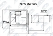 Układ napędowy - akcesoria - Zestaw przegubu, wał napędowy NTY NPW-DW-000 - miniaturka - grafika 1