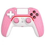Kontrolery gier na PC - Kontroler COBRA QSP454PK Różowo-biały - miniaturka - grafika 1