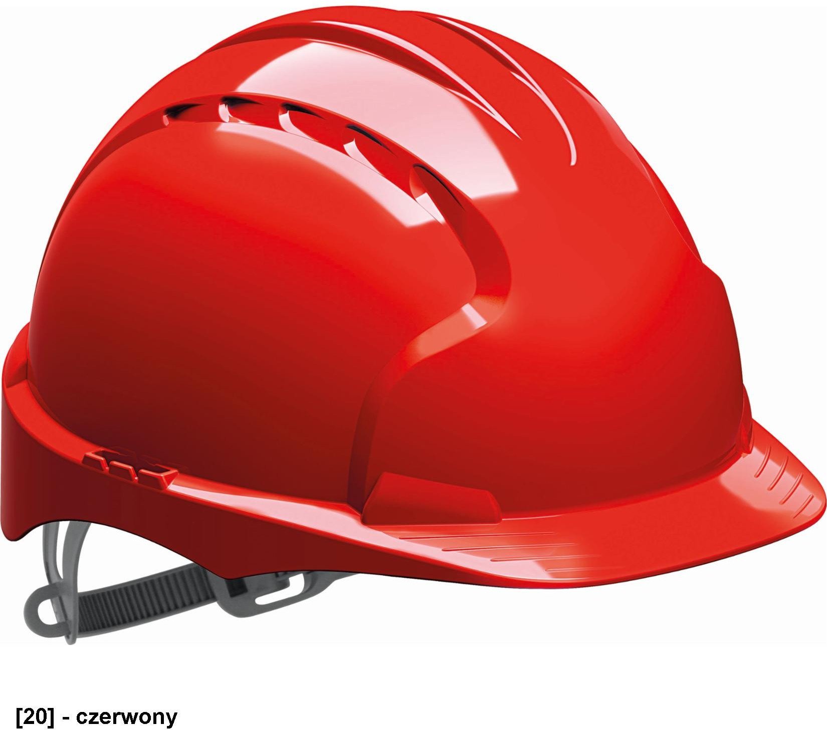 JSP EVO2 - hełm przemysłowy - czerwony