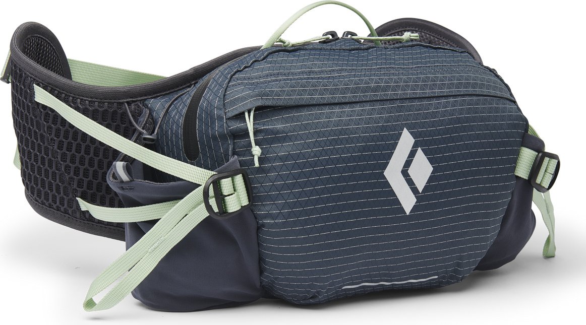 Pursuit 6 Waist Pack (Plecak turystyczny), Unisex - Black Diamond, Kolor:9493-Carbon-Foam Green, Rozmiar:Jeden rozmiar