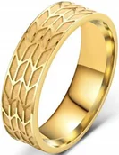 Pierścionki - Złoty Pierścień Pajęczyna Spider-Man Sygnet Pierścionek Stal Szlachetna - miniaturka - grafika 1