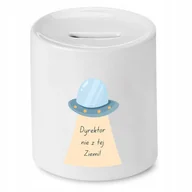 Skarbonki - SKARBONKA PREZENT DLA DYREKTORA NIE Z TEJ ZIEMI z Nadrukiem ze Zdjęciem + Opakowanie na prezent (wzór 03) - miniaturka - grafika 1