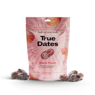 True Dates Daktyle Sweet Peach 100 g - Bakalie - miniaturka - grafika 1