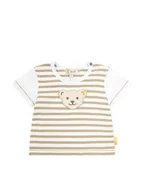 Kaftaniki dla niemowląt - Steiff Koszulka w kolorze białym - miniaturka - grafika 1